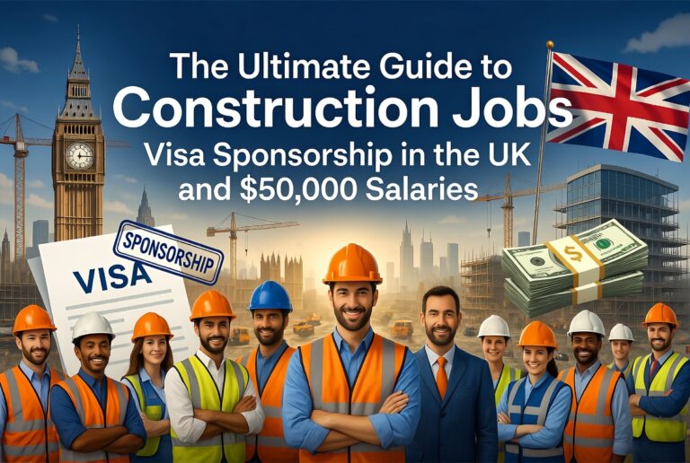 The Ultimate Guide to Construction Jobs: Visa Sponsorship in the UK and $50,000 Salaries