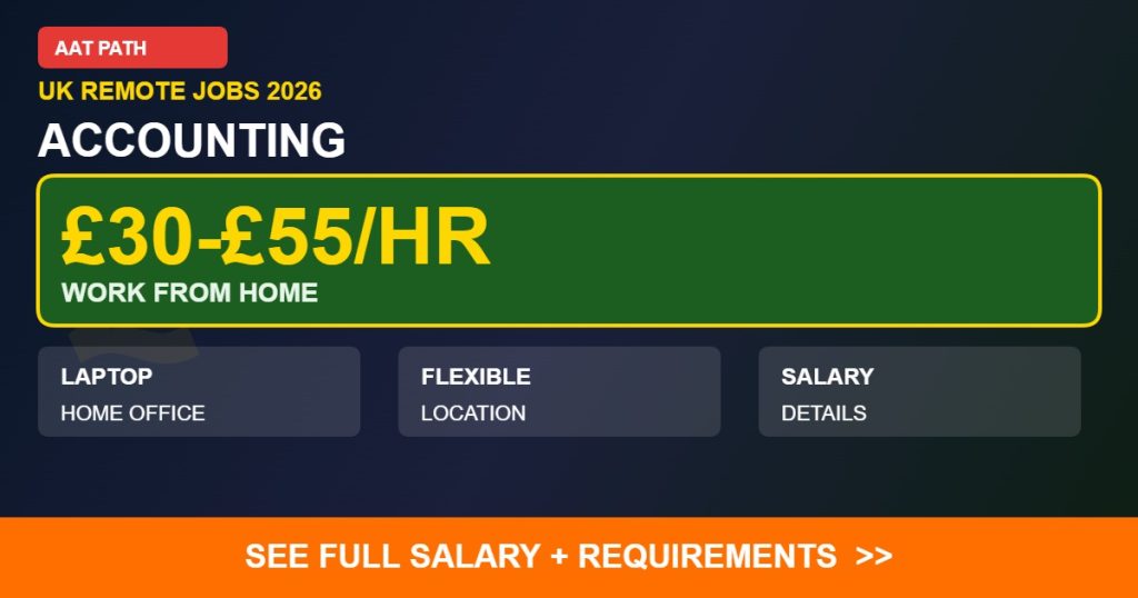 £30-£55/HR ACCOUNTING remote jobs UK 2026